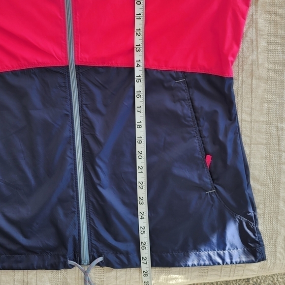 Columbia Flash Forward Windbreaker Jacket Pink Blue Large - Picture 9 of 12